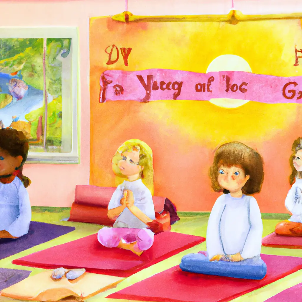yoga à l'ecole maternelle
